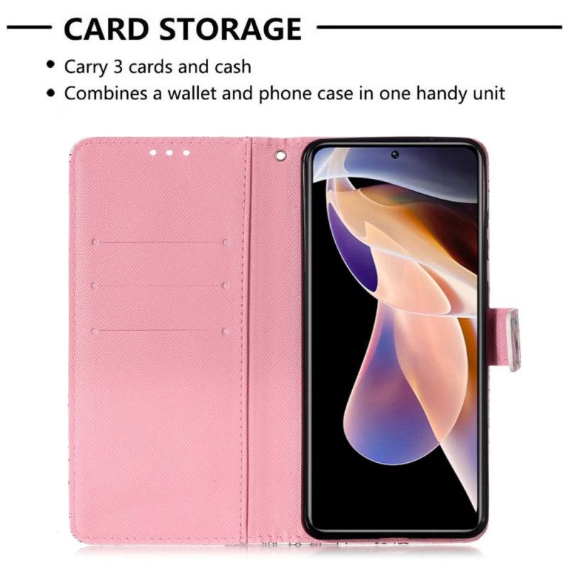 Cover Xiaomi Redmi Note 11 Pro Plus 5G Papavero Dell'acquerello