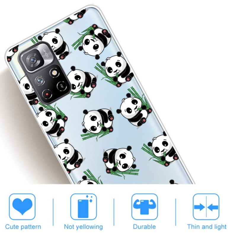 Cover Xiaomi Redmi Note 11 Pro Plus 5G Piccoli Panda