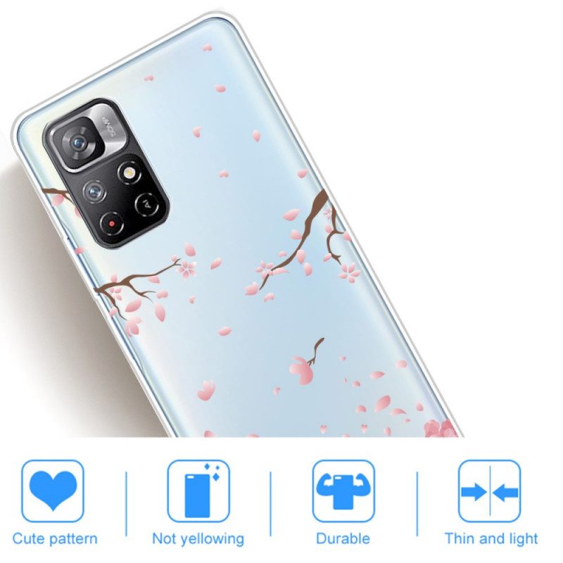 Cover Xiaomi Redmi Note 11 Pro Plus 5G Pioggia Di Fiori