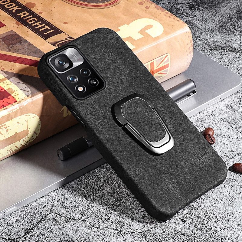 Cover Xiaomi Redmi Note 11 Pro Plus 5G Porta Anelli Effetto Pelle