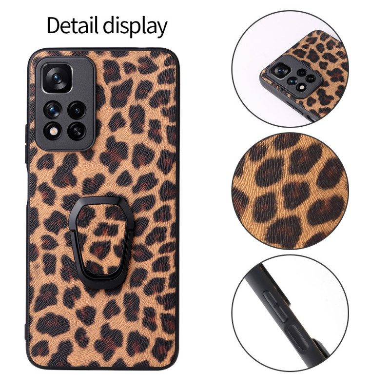 Cover Xiaomi Redmi Note 11 Pro Plus 5G Porta Anelli Stile Serpente