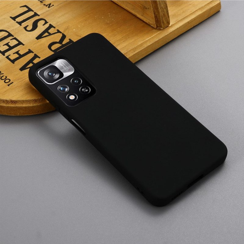 Cover Xiaomi Redmi Note 11 Pro Plus 5G Silicone Liquido Con Cordino