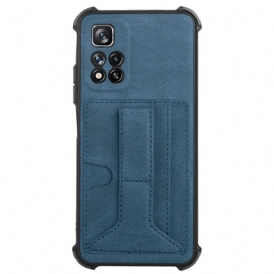 Cover Xiaomi Redmi Note 11 Pro Plus 5G Supporto In Pelle E Portacarte