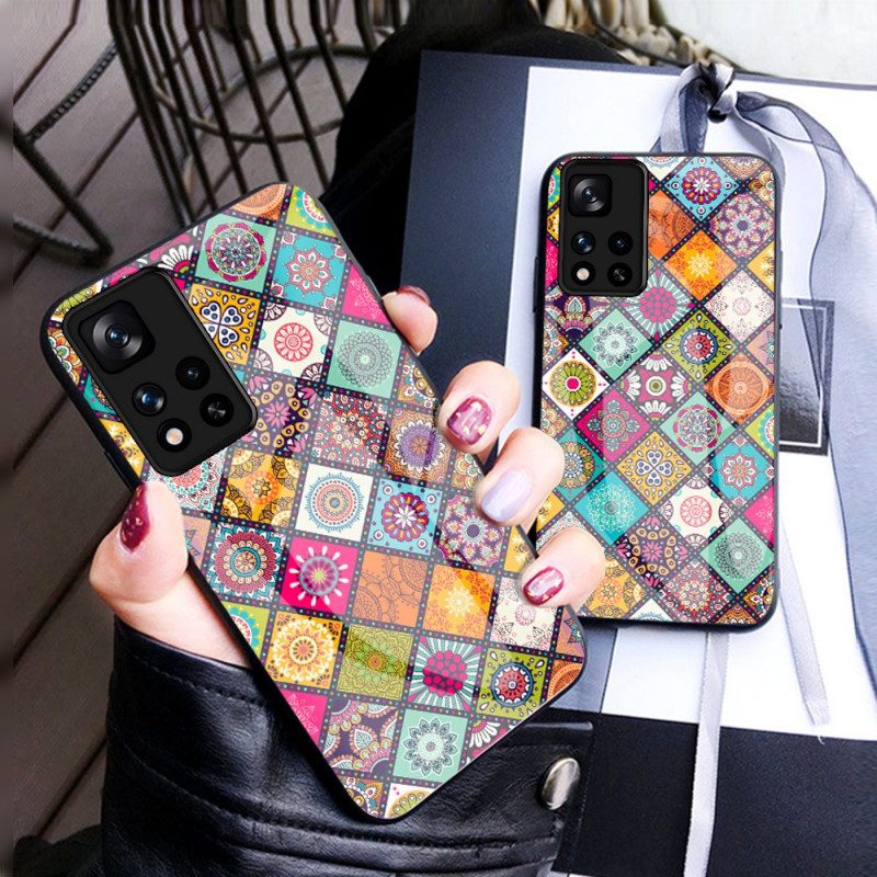 Cover Xiaomi Redmi Note 11 Pro Plus 5G Supporto Magnetico Patchwork