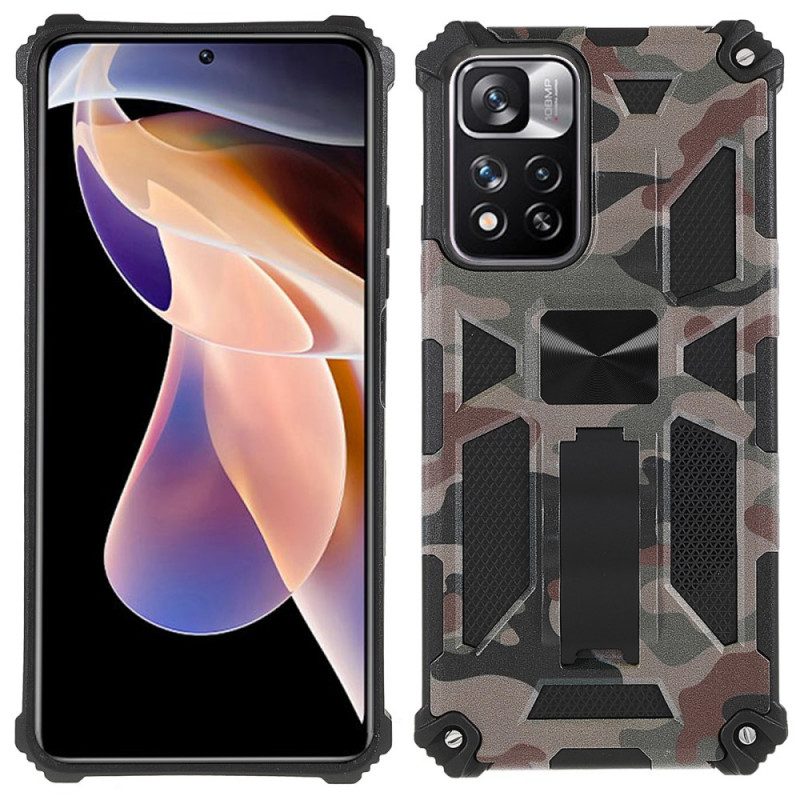 Cover Xiaomi Redmi Note 11 Pro Plus 5G Supporto Rimovibile Mimetico