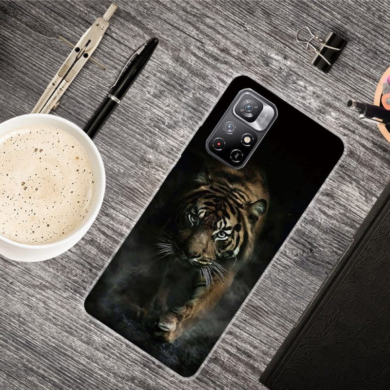 Cover Xiaomi Redmi Note 11 Pro Plus 5G Tigre Flessibile