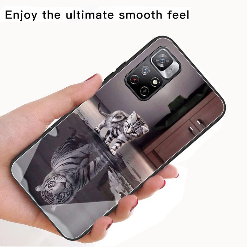 Cover Xiaomi Redmi Note 11 Pro Plus 5G Vetro Temperato Ernest La Tigre