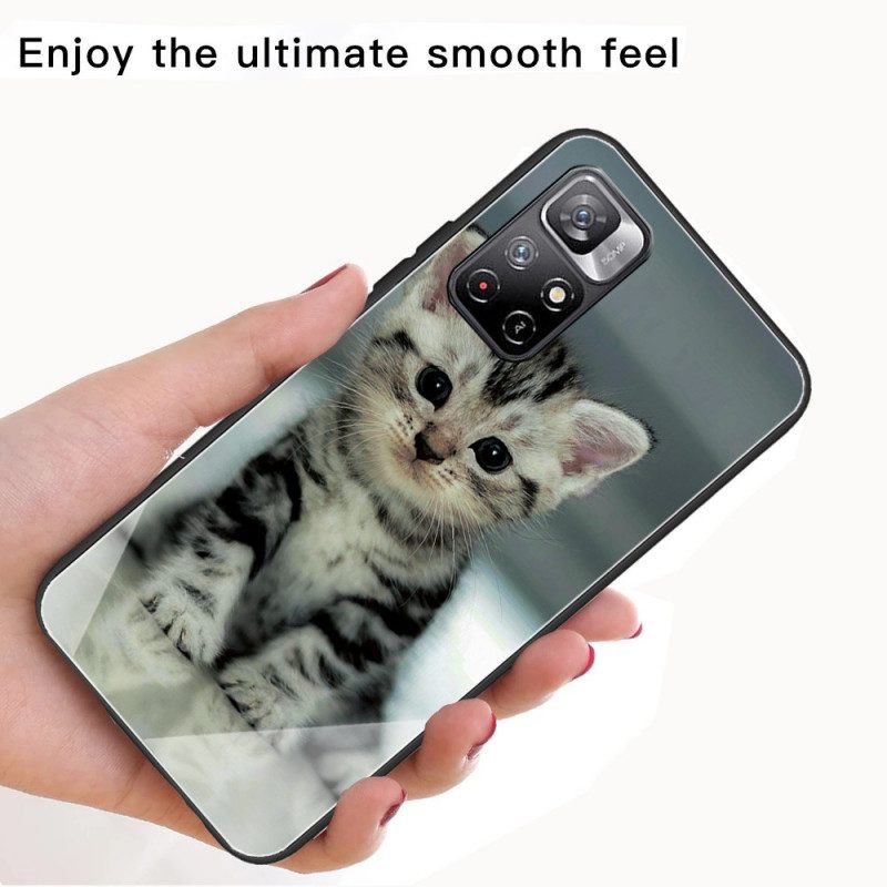 Cover Xiaomi Redmi Note 11 Pro Plus 5G Vetro Temperato Gattino