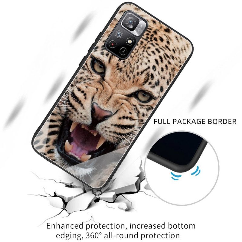 Cover Xiaomi Redmi Note 11 Pro Plus 5G Vetro Temperato Leopardo