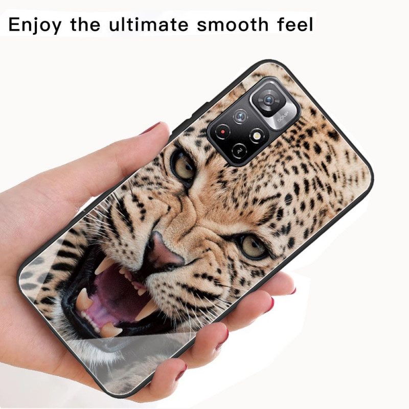 Cover Xiaomi Redmi Note 11 Pro Plus 5G Vetro Temperato Leopardo