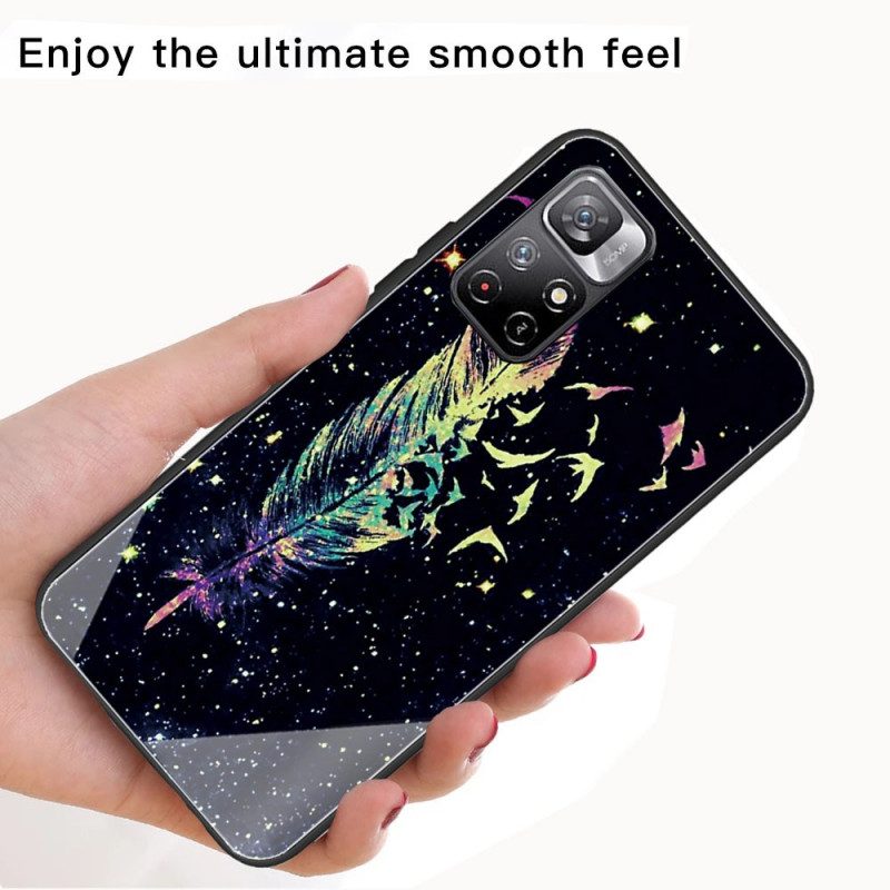 Cover Xiaomi Redmi Note 11 Pro Plus 5G Vetro Temperato Piuma