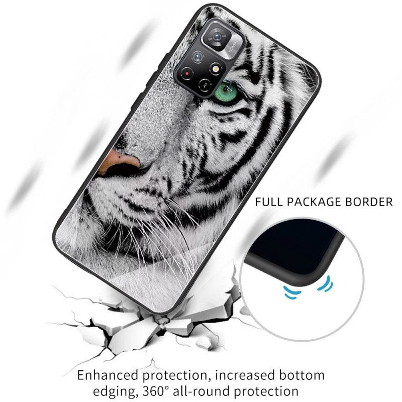 Cover Xiaomi Redmi Note 11 Pro Plus 5G Vetro Temperato Tigre