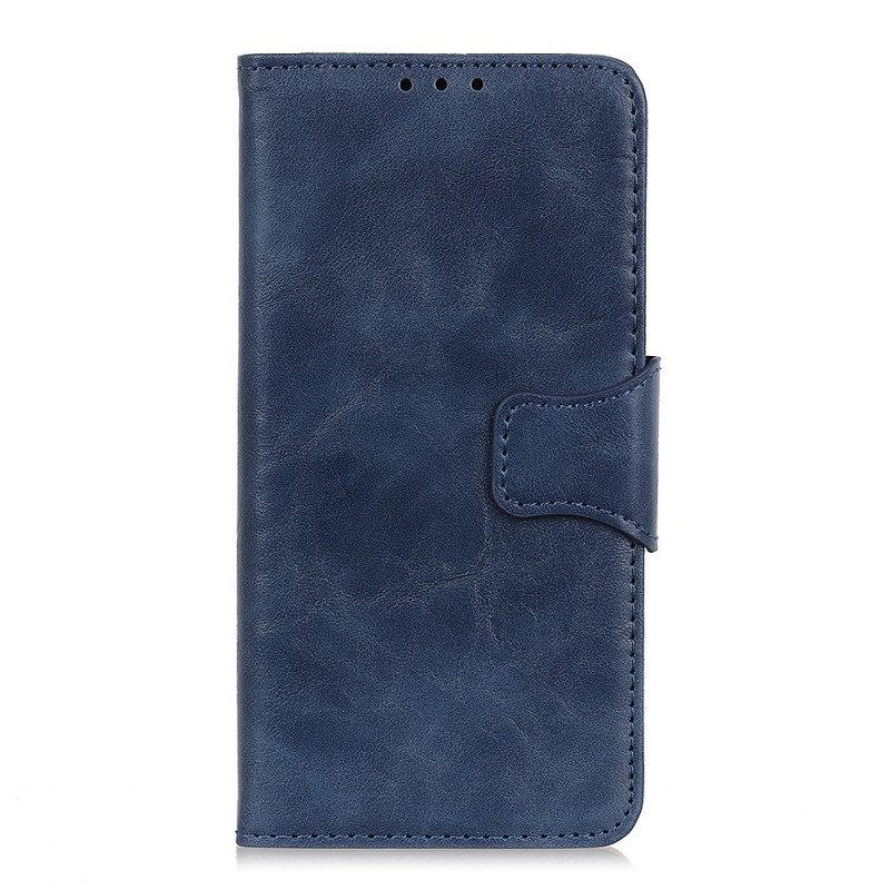 Custodia in pelle Xiaomi Redmi Note 11 Pro Plus 5G Chiusura Reversibile In Pelle Crosta