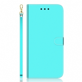 Custodia in pelle Xiaomi Redmi Note 11 Pro Plus 5G Copri Specchietto In Ecopelle