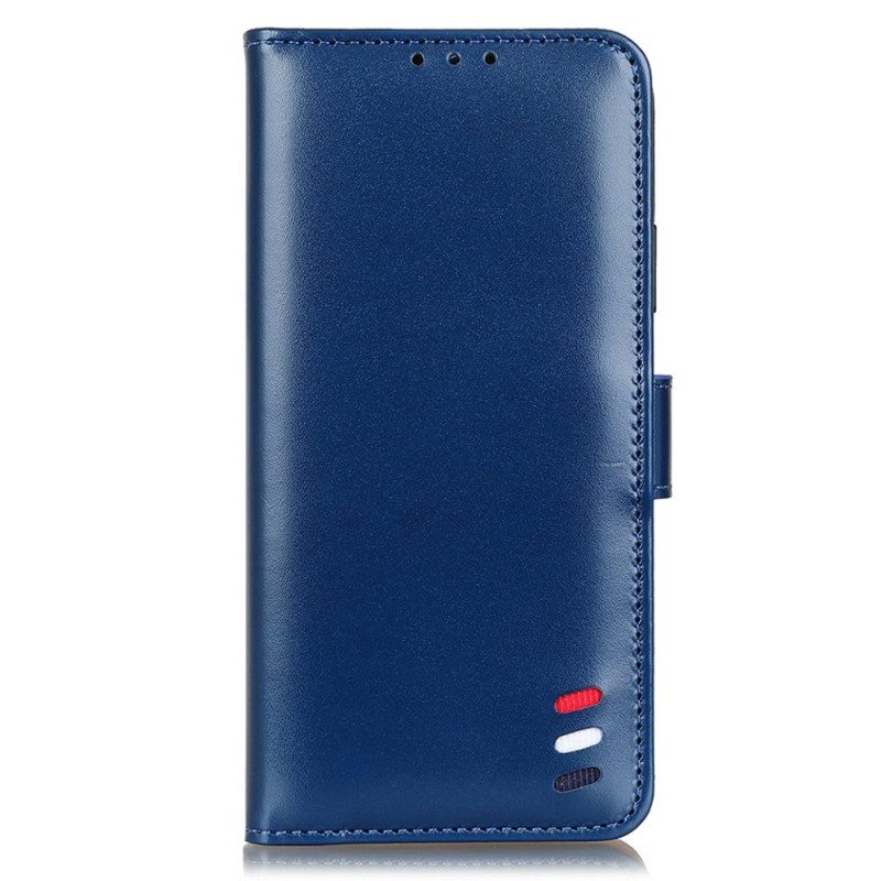 Custodia in pelle Xiaomi Redmi Note 11 Pro Plus 5G Effetto Pelle Tricolore