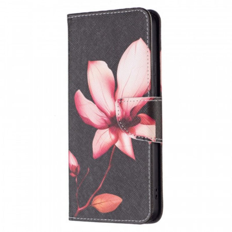 Custodia in pelle Xiaomi Redmi Note 11 Pro Plus 5G Fiore Rosa