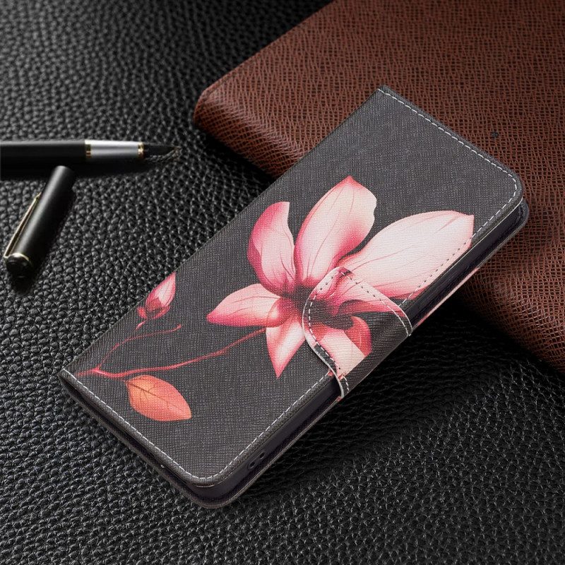 Custodia in pelle Xiaomi Redmi Note 11 Pro Plus 5G Fiore Rosa