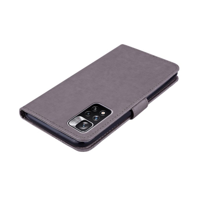 Custodia in pelle Xiaomi Redmi Note 11 Pro Plus 5G Gufo Mandala