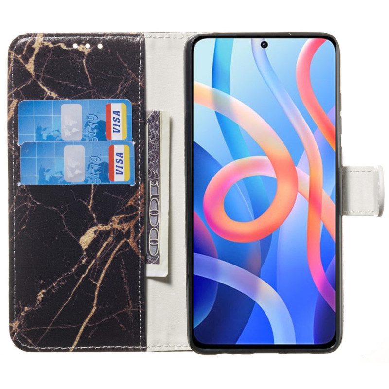 Custodia in pelle Xiaomi Redmi Note 11 Pro Plus 5G Lo Stile Del Marmo