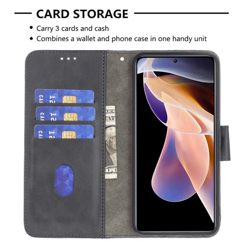 Custodia in pelle Xiaomi Redmi Note 11 Pro Plus 5G Stile Della Pelle Di Coccodrillo Di Colore Binfen