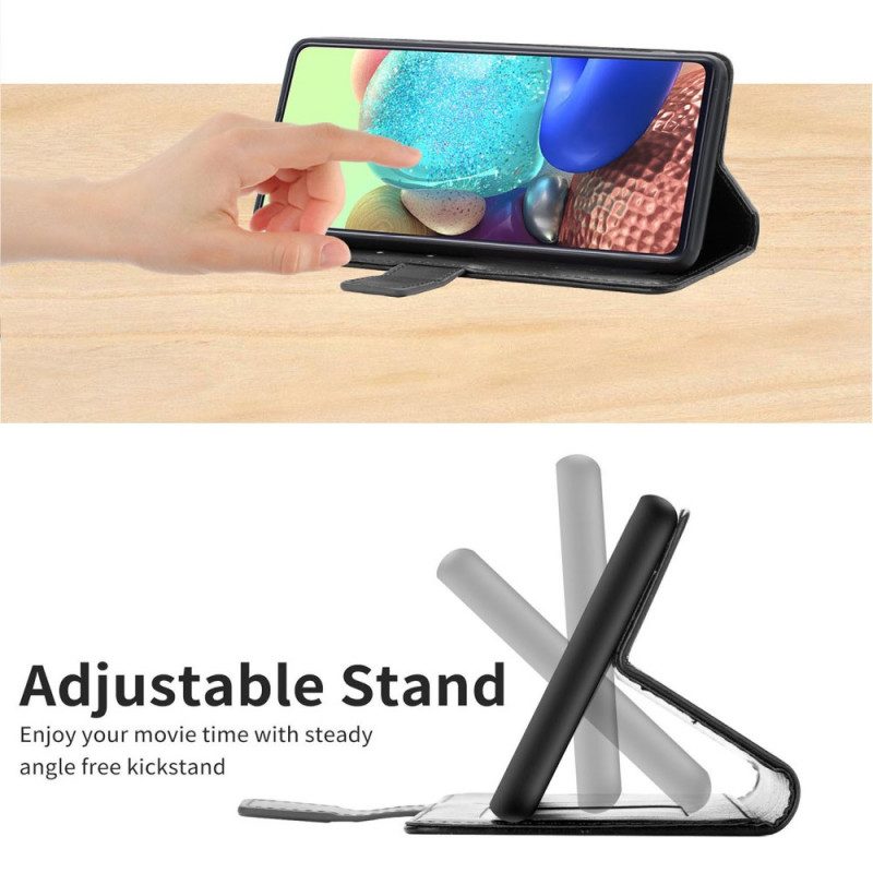 Custodia in pelle Xiaomi Redmi Note 11 Pro Plus 5G Strappy Stile Geometrico In Pelle