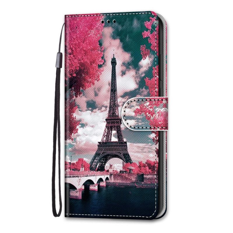 Custodia in pelle Xiaomi Redmi Note 11 Pro Plus 5G Torre Eiffel