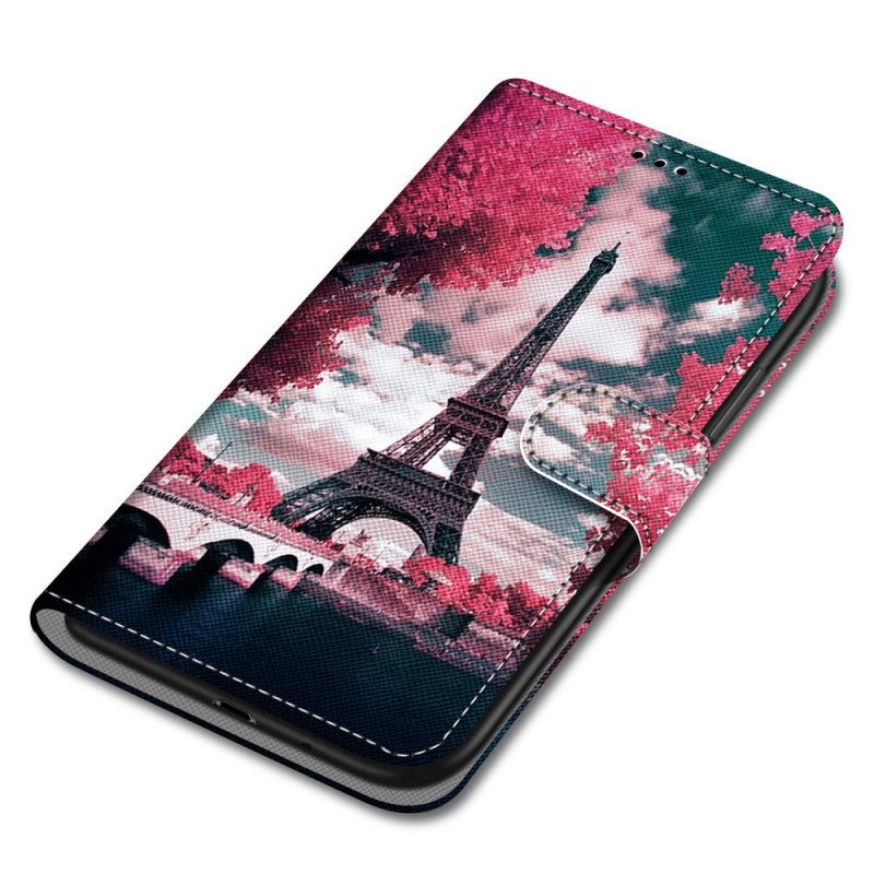 Custodia in pelle Xiaomi Redmi Note 11 Pro Plus 5G Torre Eiffel