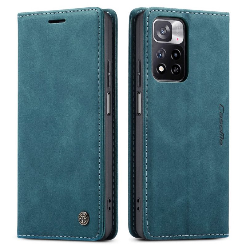 Folio Cover Xiaomi Redmi Note 11 Pro Plus 5G Custodia in pelle Caseme Ecopelle