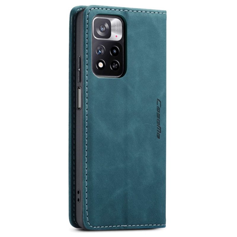 Folio Cover Xiaomi Redmi Note 11 Pro Plus 5G Custodia in pelle Caseme Ecopelle