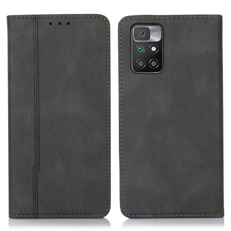 Folio Cover Xiaomi Redmi Note 11 Pro Plus 5G Custodia in pelle Linea Pelle Stile