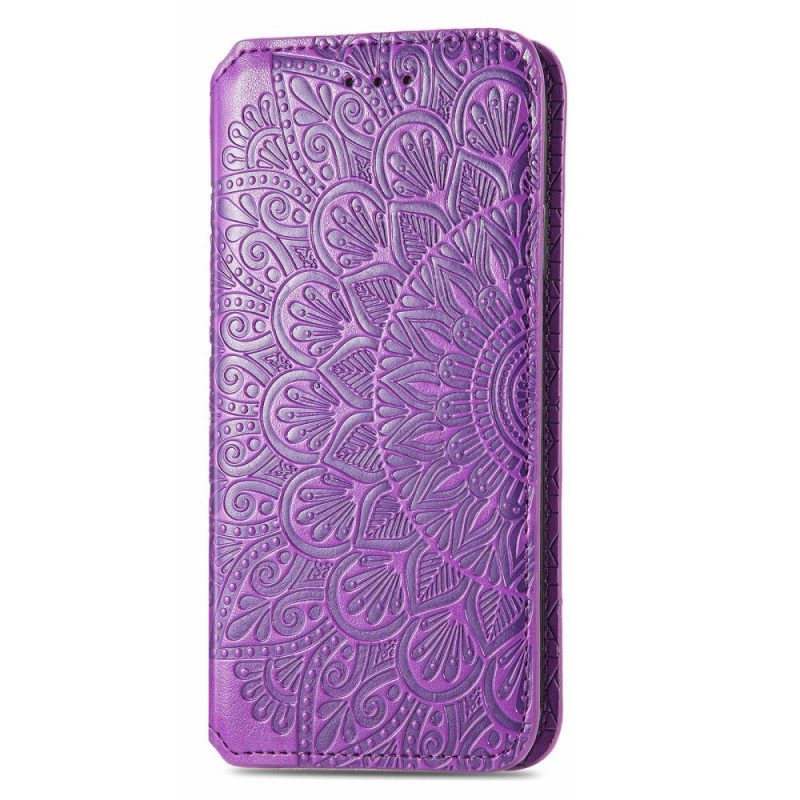 Folio Cover Xiaomi Redmi Note 11 Pro Plus 5G Custodia in pelle Mandala