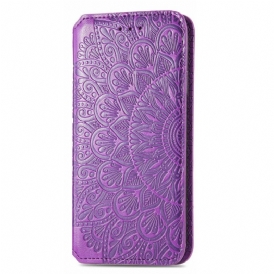 Folio Cover Xiaomi Redmi Note 11 Pro Plus 5G Custodia in pelle Mandala