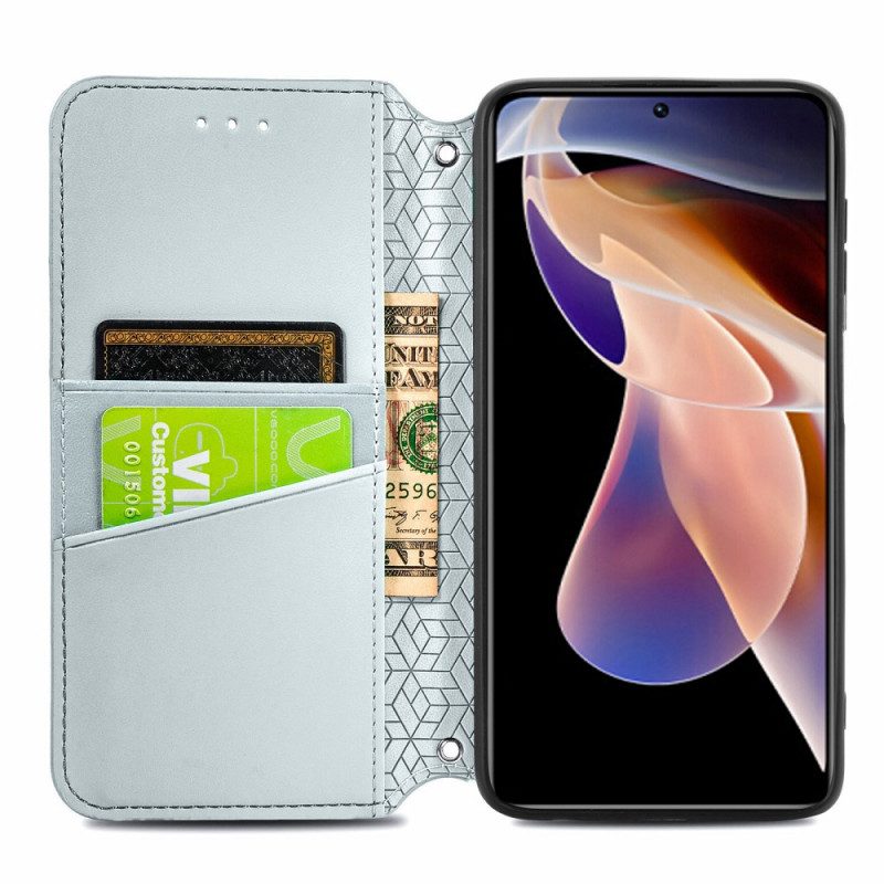 Folio Cover Xiaomi Redmi Note 11 Pro Plus 5G Custodia in pelle Mandala