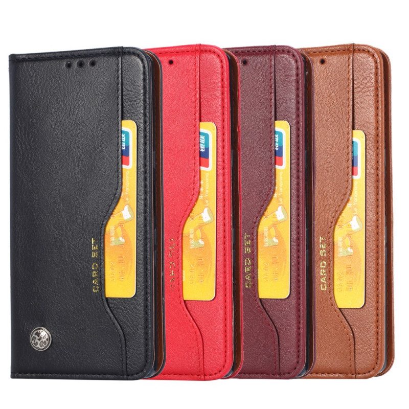 Folio Cover Xiaomi Redmi Note 11 Pro Plus 5G Custodia in pelle Portacarte In Ecopelle