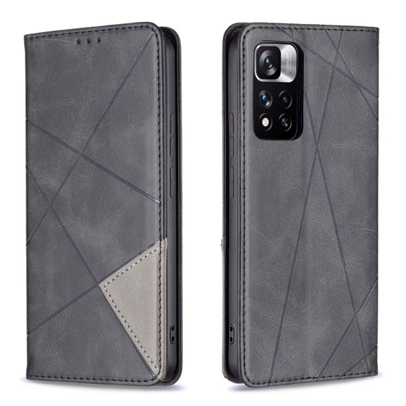 Folio Cover Xiaomi Redmi Note 11 Pro Plus 5G Custodia in pelle Stile D'artista