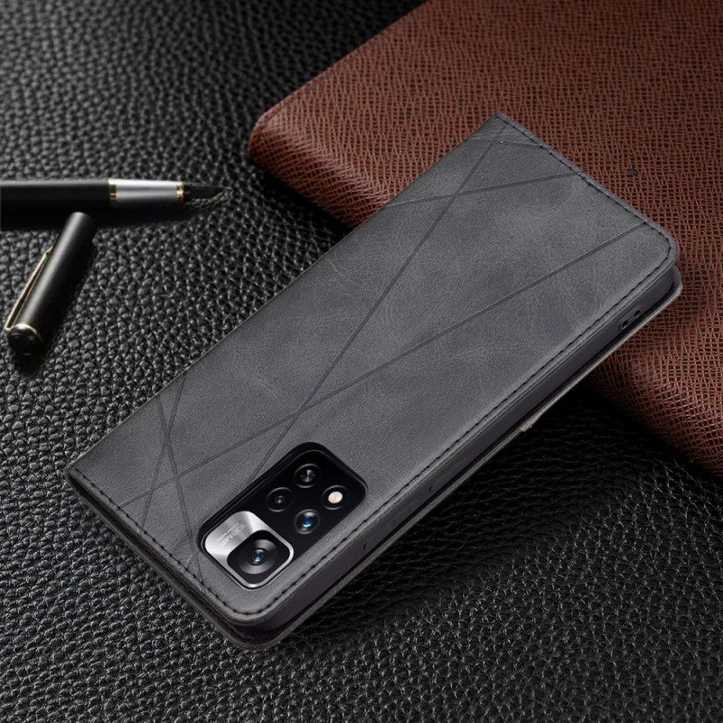 Folio Cover Xiaomi Redmi Note 11 Pro Plus 5G Custodia in pelle Stile D'artista