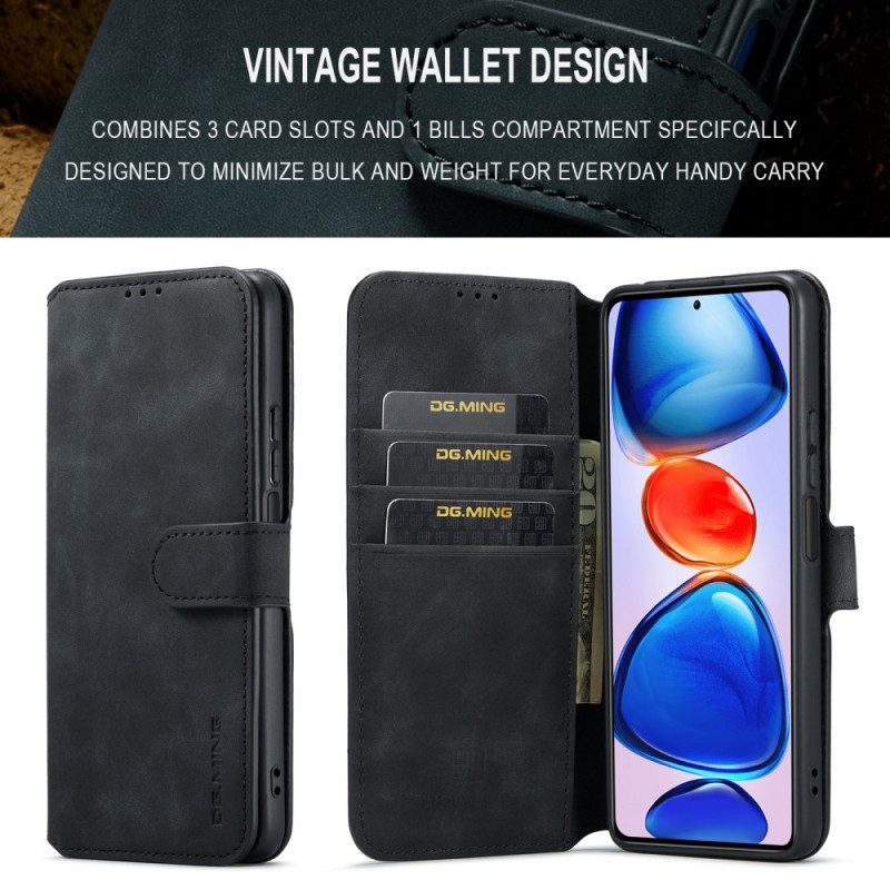 Folio Cover Xiaomi Redmi Note 11 Pro Plus 5G Dg.ming Retro