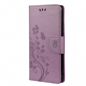 Folio Cover Xiaomi Redmi Note 11 Pro Plus 5G Farfalle E Fiori