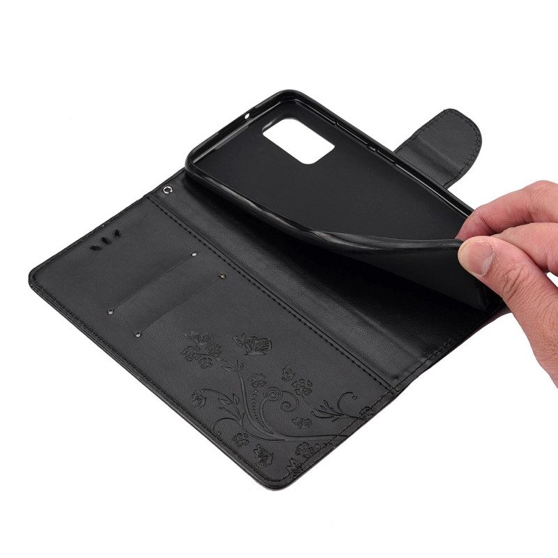 Folio Cover Xiaomi Redmi Note 11 Pro Plus 5G Farfalle E Fiori