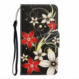 Folio Cover Xiaomi Redmi Note 11 Pro Plus 5G Fiori Strappy Colorati