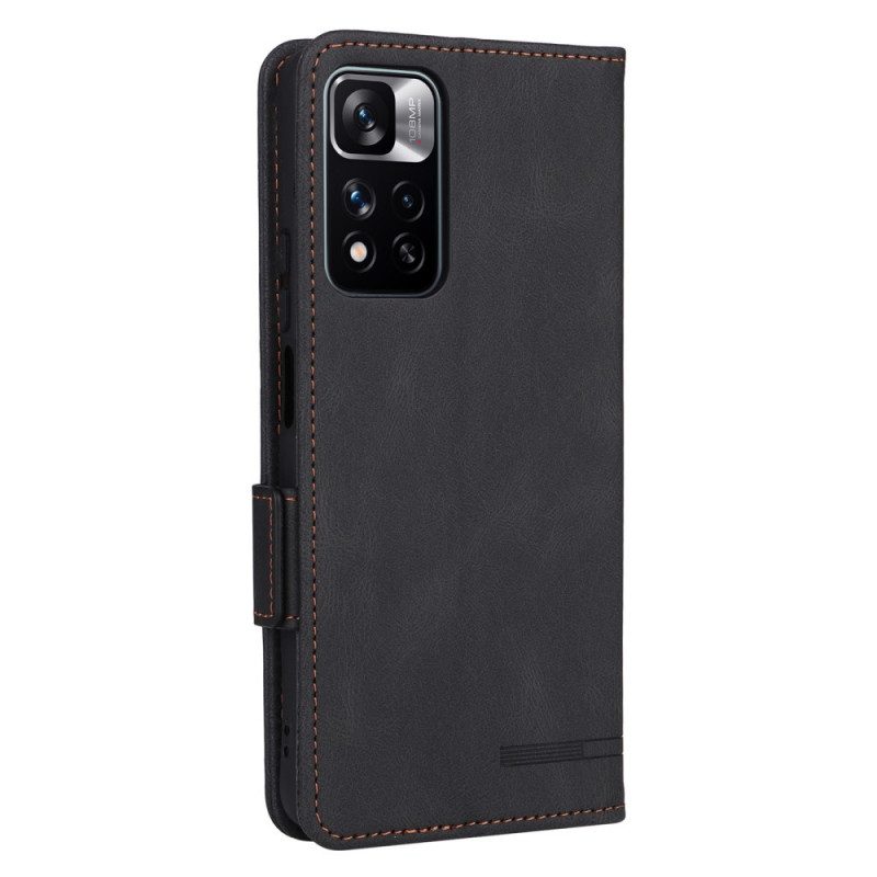 Folio Cover Xiaomi Redmi Note 11 Pro Plus 5G Stile In Pelle