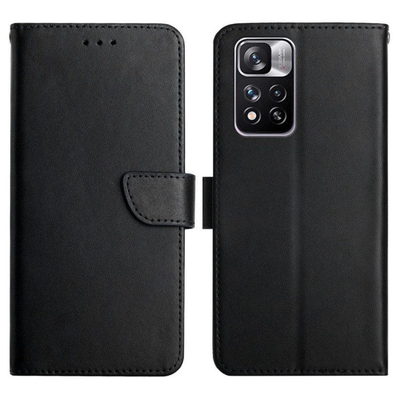 Folio Cover Xiaomi Redmi Note 11 Pro Plus 5G Vera Pelle Nappa