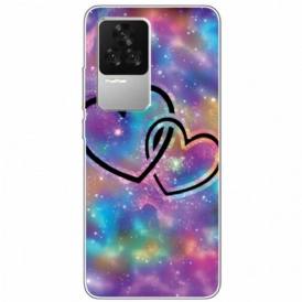 Cover Poco F4 Cuori In Silicone