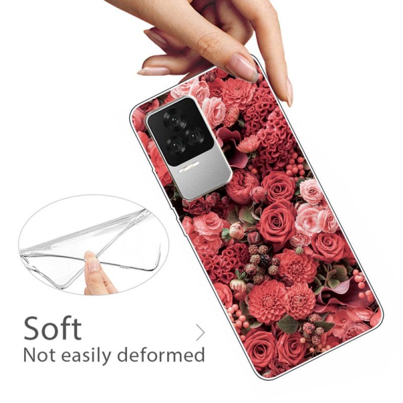 Cover Poco F4 Fiori Splendidi