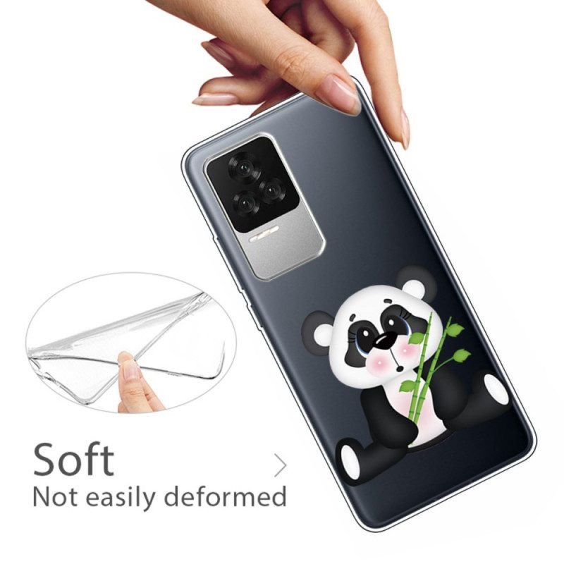 Cover Poco F4 Panda Divertente