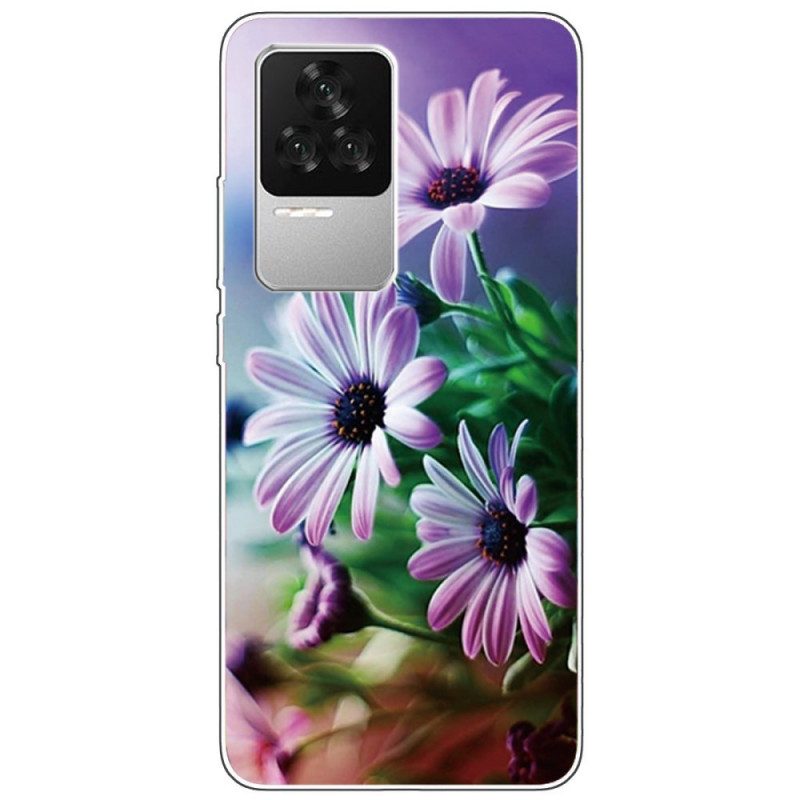 Cover Poco F4 Silicone Floreale