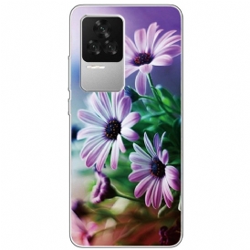 Cover Poco F4 Silicone Floreale