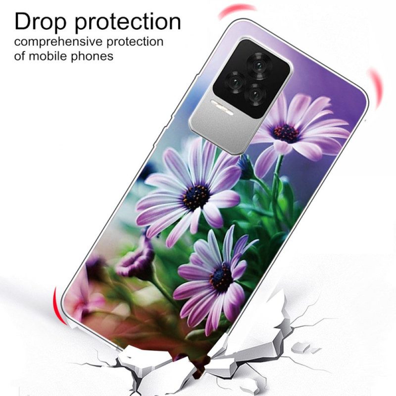 Cover Poco F4 Silicone Floreale