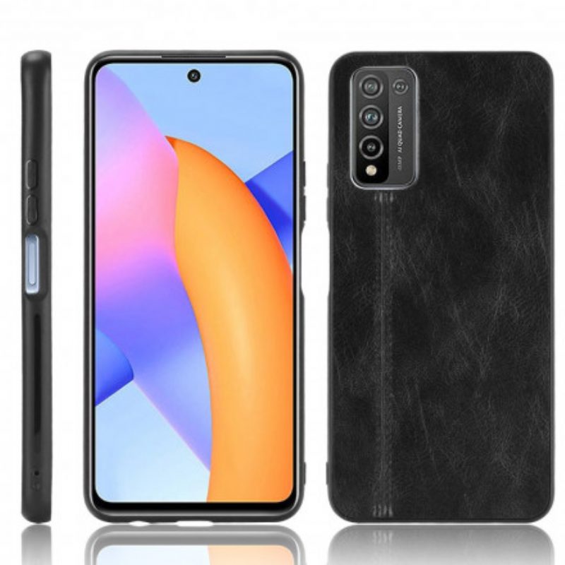 Cover Honor 10X Lite Effetto Pelle Couture