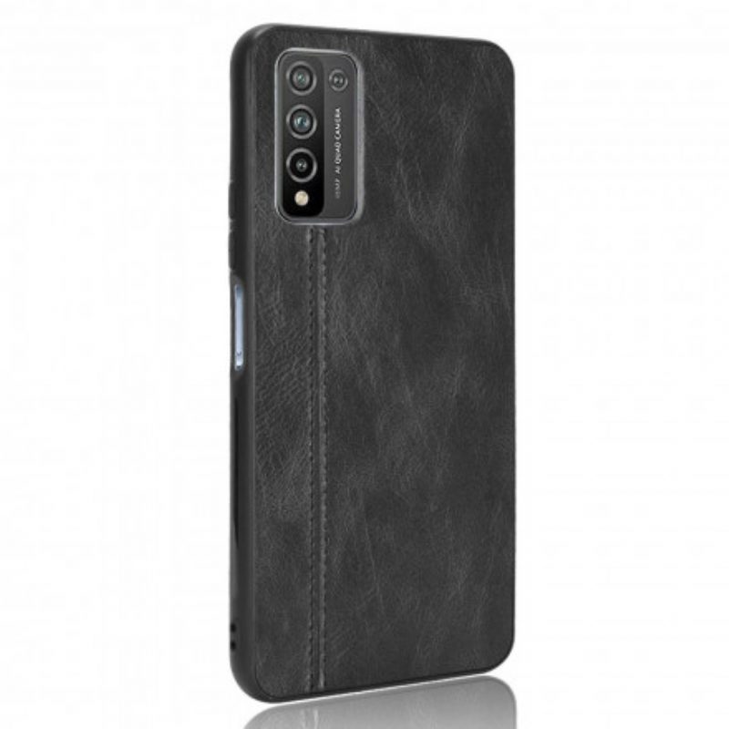 Cover Honor 10X Lite Effetto Pelle Couture